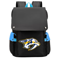 Nashville Predators Hockey Team School Backpack Oxford Laptop Bag