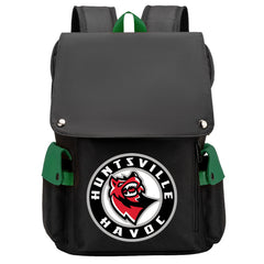 Huntsville Havoc Hockey Team School Backpack Oxford Laptop Bag
