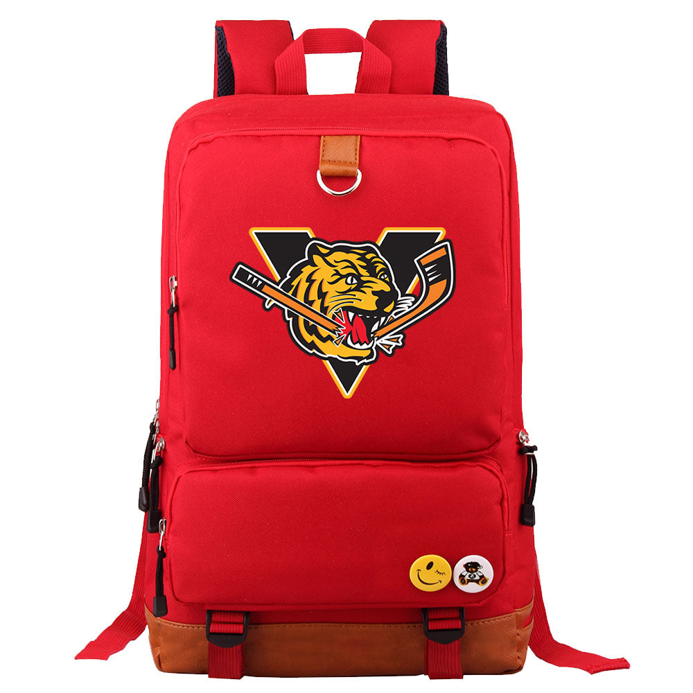 Victoriaville Tigres Hockey Team Proof Backpack NoteBook Laptop School Bag