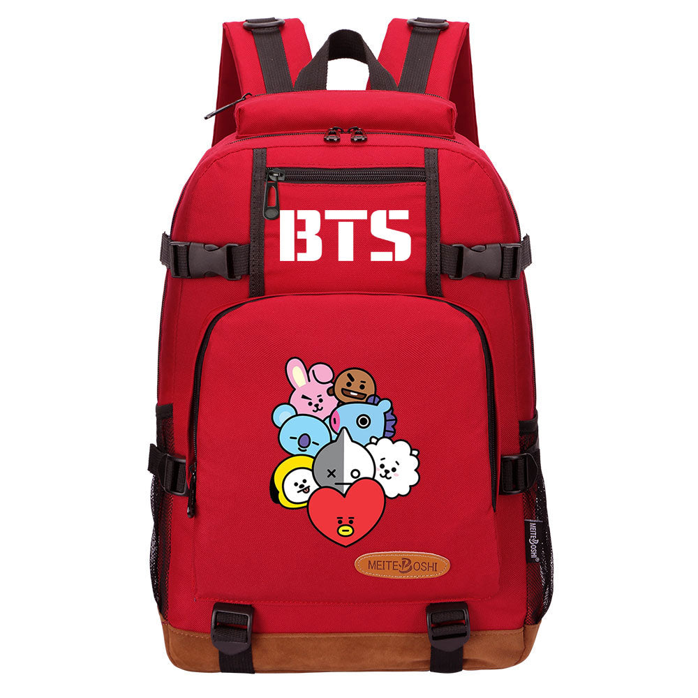 Kpop BTS Waterproof Backpack School Notebook Travel Bag