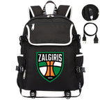 Zalgiris Backpack School Notebook Travel Bags