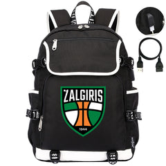 Zalgiris Backpack School Notebook Travel Bags