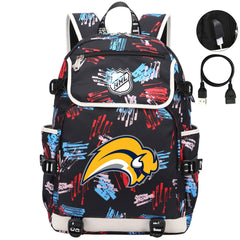 Buffalo Sabres Hockey League Backpack School Notebook Travel Bag