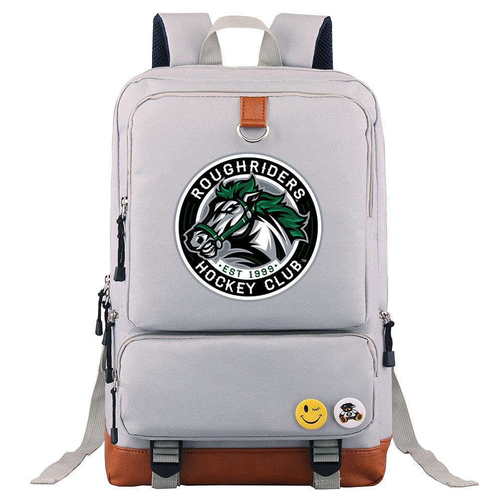 Roughriders Hockey Team Proof Backpack NoteBook Laptop School Bag