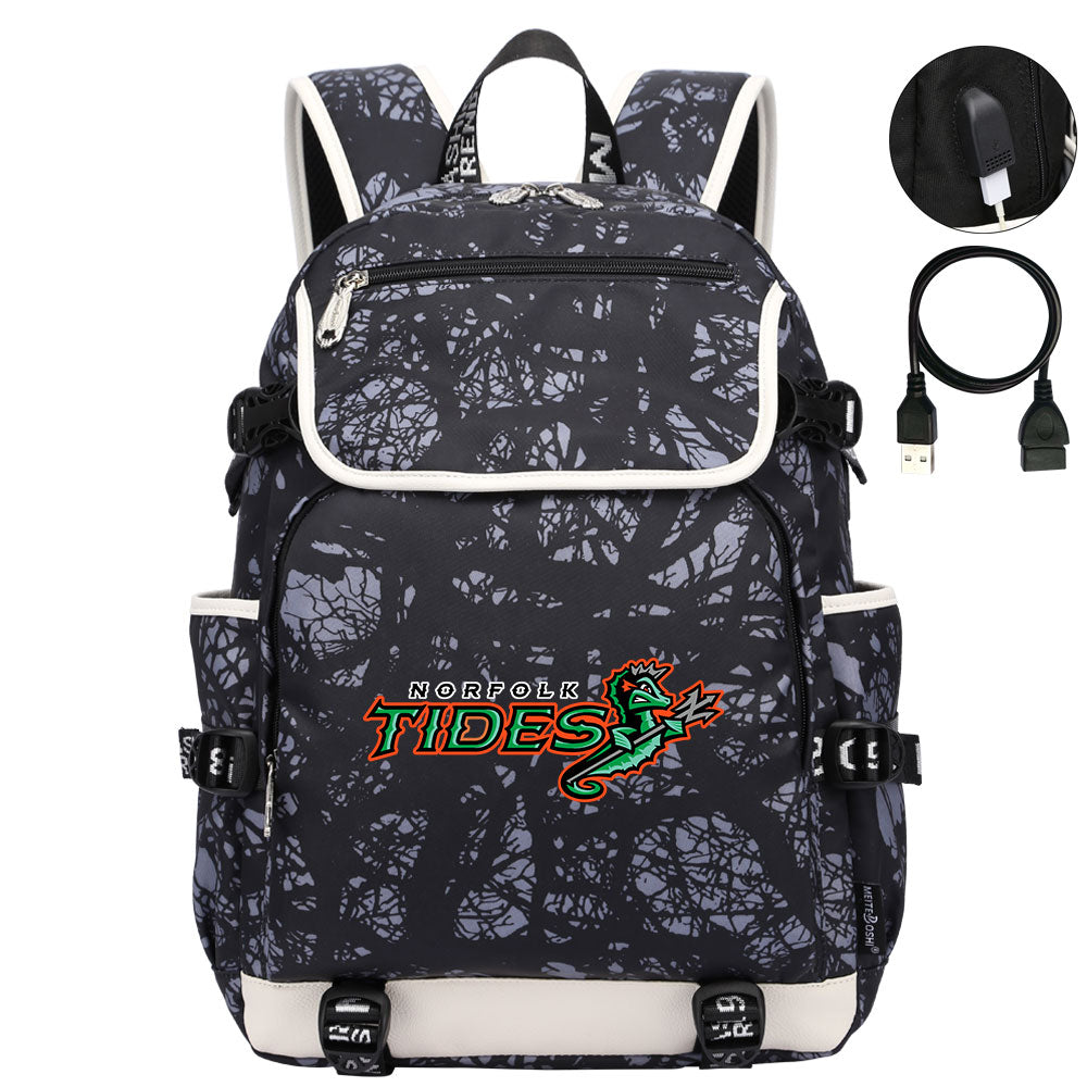 Norfolk Tides Backpack School Notebook Travel Bags