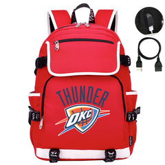 Oklahoma City Thunder Backpack School Notebook Travel Bags