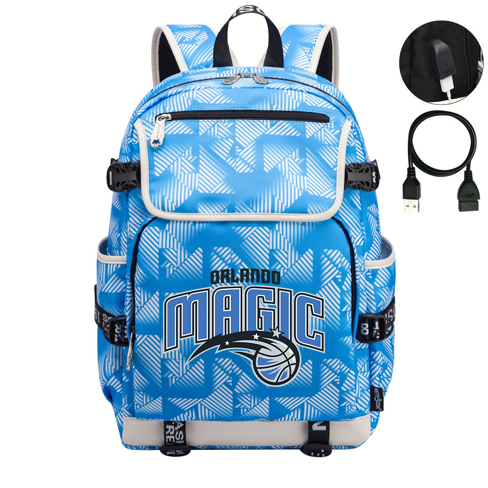 Orlando Magic Backpack School Notebook Travel Bags