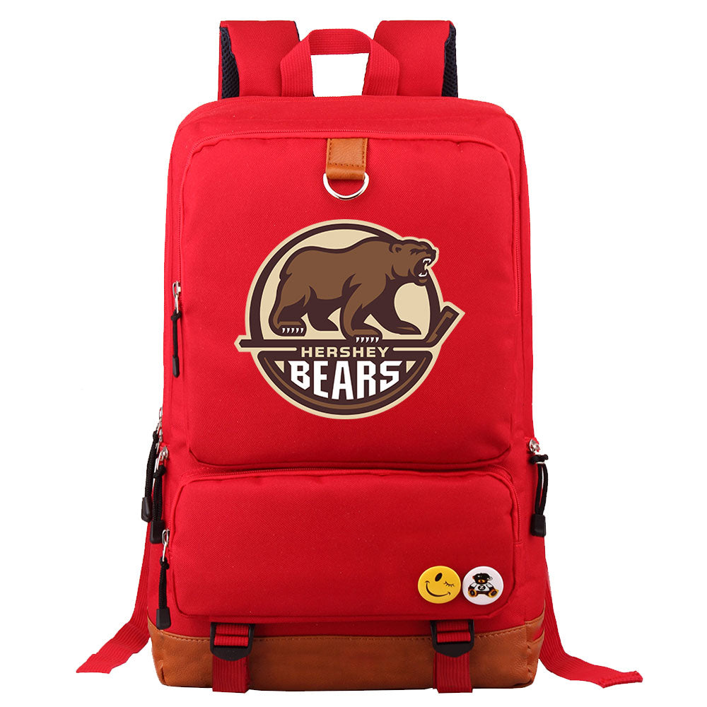 Hershy Bears Hockey Team Proof Backpack NoteBook Laptop School Bag