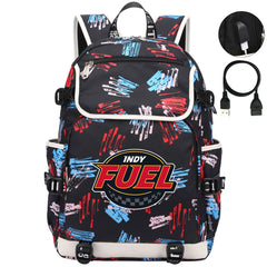 Indy Fuel Hockey League Backpack School Notebook Travel Bag