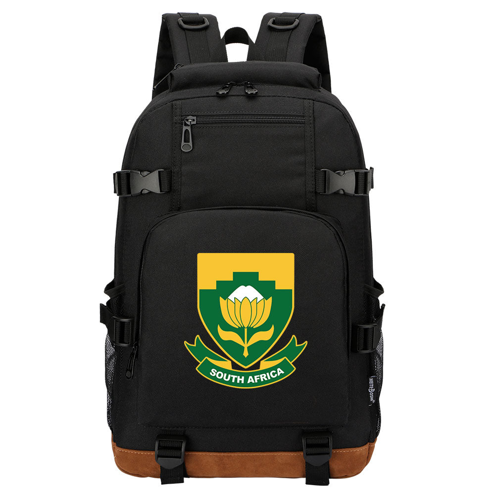South Africa National Football Team Waterproof Backpack School Notebook Travel Bag