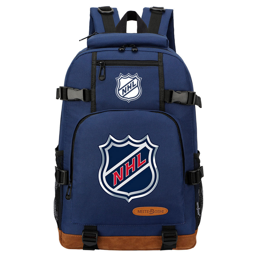 Hockey Team Waterproof Backpack School Notebook Travel Bag