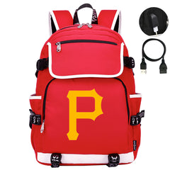 Pittsburgh Pirates Backpack School Notebook Travel Bags