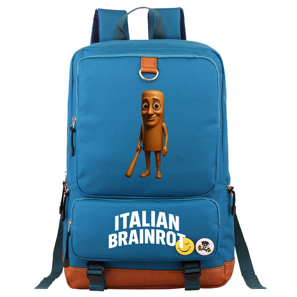 Italian Brainrot Proof Backpack NoteBook Laptop School Bag