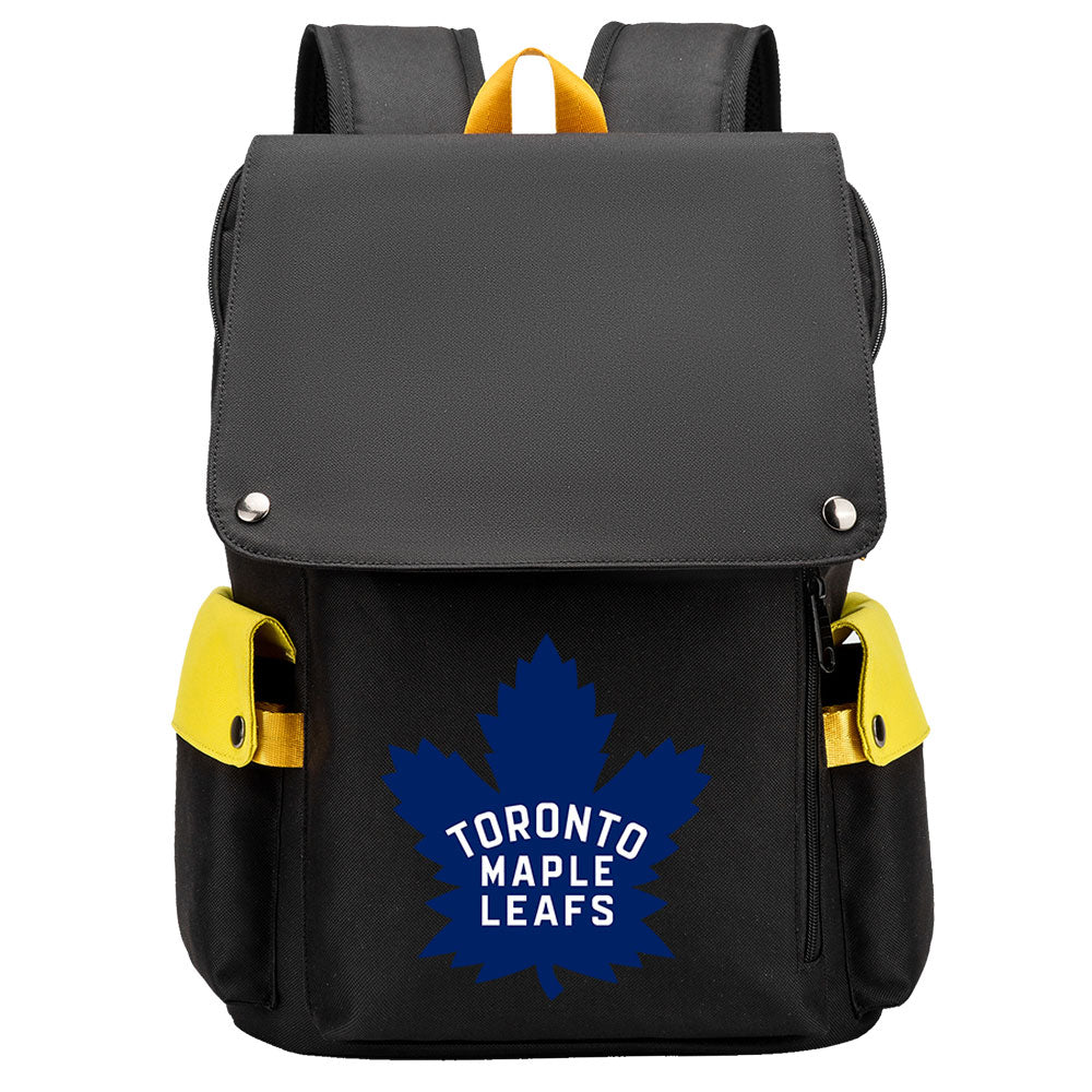 Toronto Maple Leafs Hockey Team School Backpack Oxford Laptop Bag