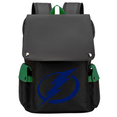 Tampa Bay Lightning Hockey Team School Backpack Oxford Laptop Bag