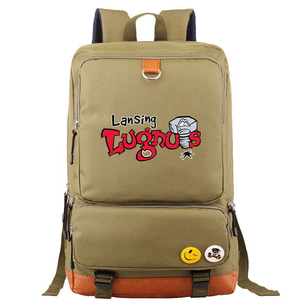 Lansing Lugnuts Proof Backpack NoteBook Laptop School Bag