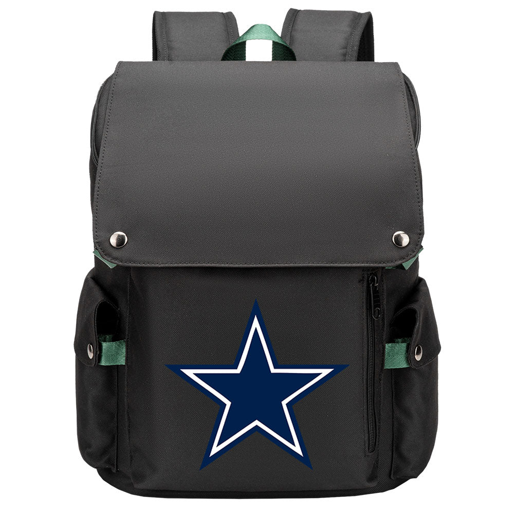 Dallas Cowboys Football Team Rugby Laptop Backpack Oxford School Bag