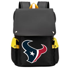 Houston Texans Football Team Rugby Laptop Backpack Oxford School Bag