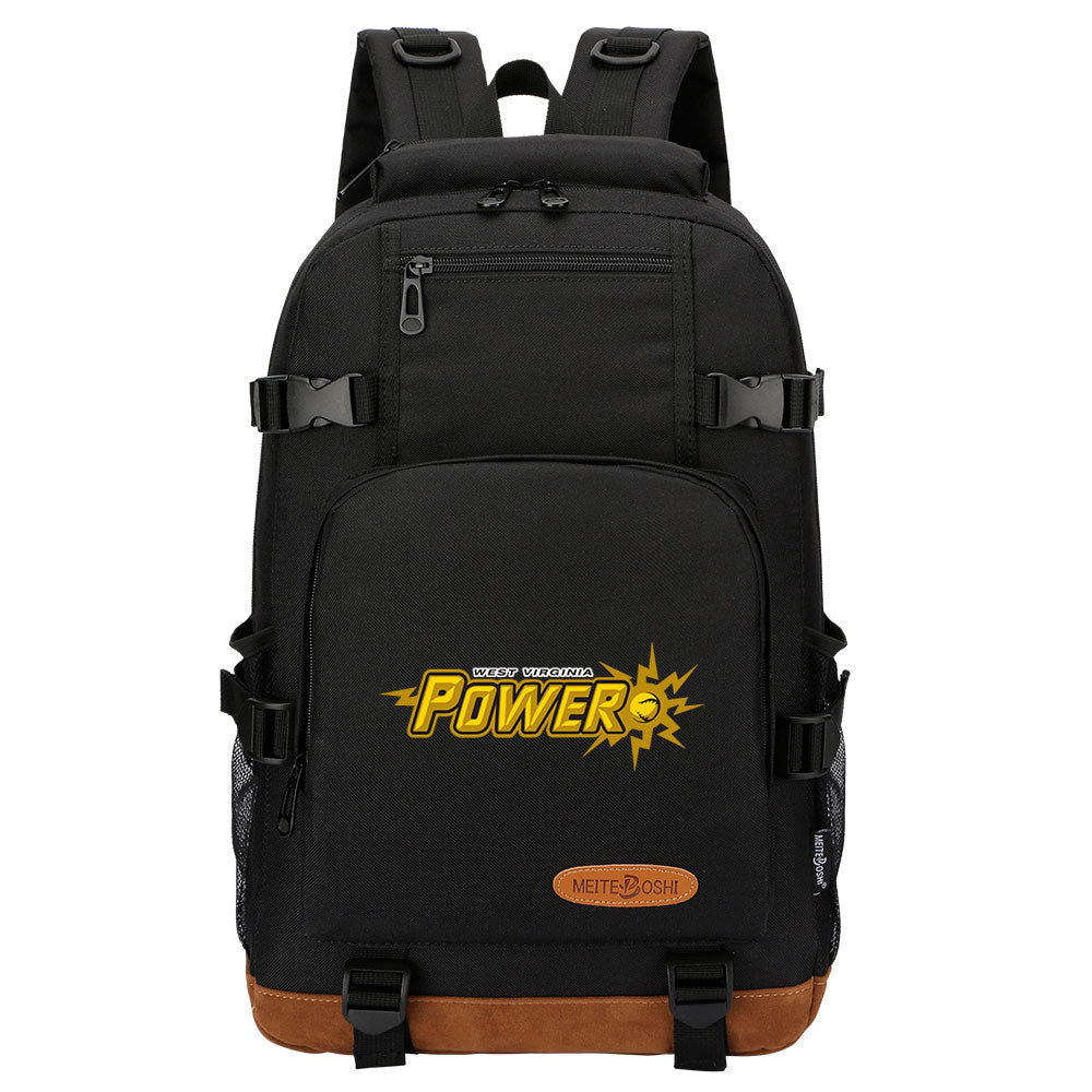 West Virginia Power Waterproof Backpack School Notebook Travel Bag