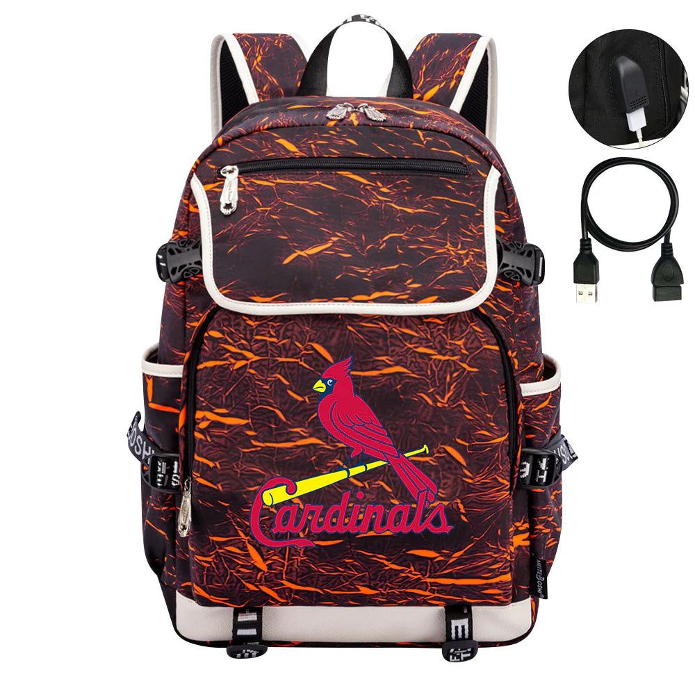 St Louis Cardinals Backpack School Notebook Travel Bags