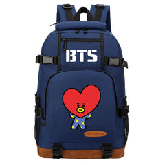 Kpop BTS TATA V Waterproof Backpack School Notebook Travel Bag