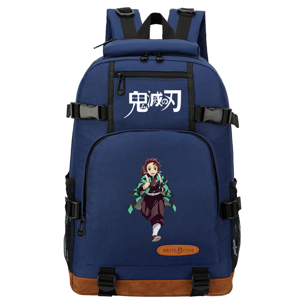Demon Slayer Kimetsu No Yaiba Waterproof Backpack School Notebook Travel Bag