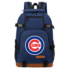Chicago Cubs Waterproof Backpack School Notebook Travel Bag