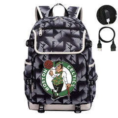 Boston Celtics Backpack School Notebook Travel Bags