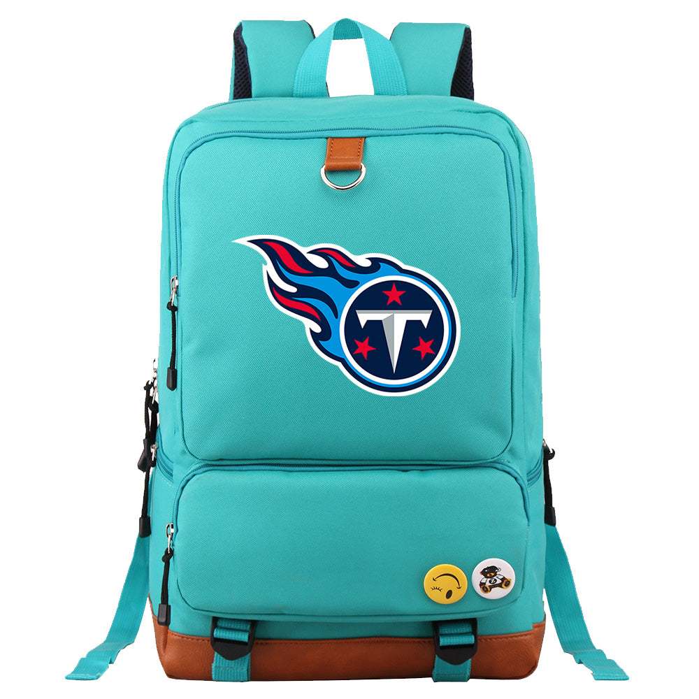 Tennessee Titans Football Team Rugby Proof Backpack NoteBook Laptop School Bag