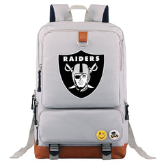 Oakland Raiders Football Team Rugby Proof Backpack NoteBook Laptop School Bag