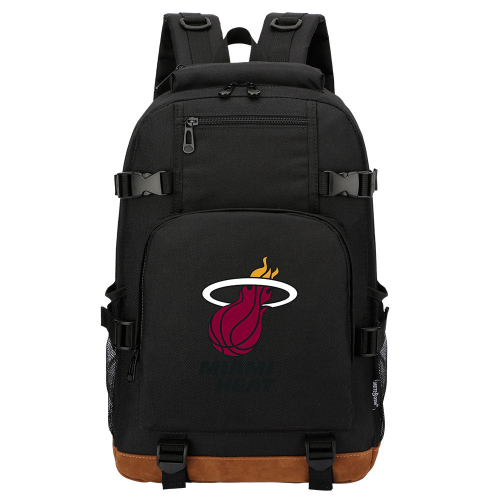 Miami Heat Waterproof Backpack School Notebook Travel Bag