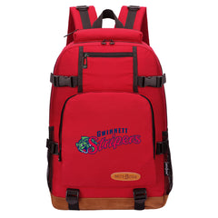 Gwinnett Stripers Waterproof Backpack School Notebook Travel Bag