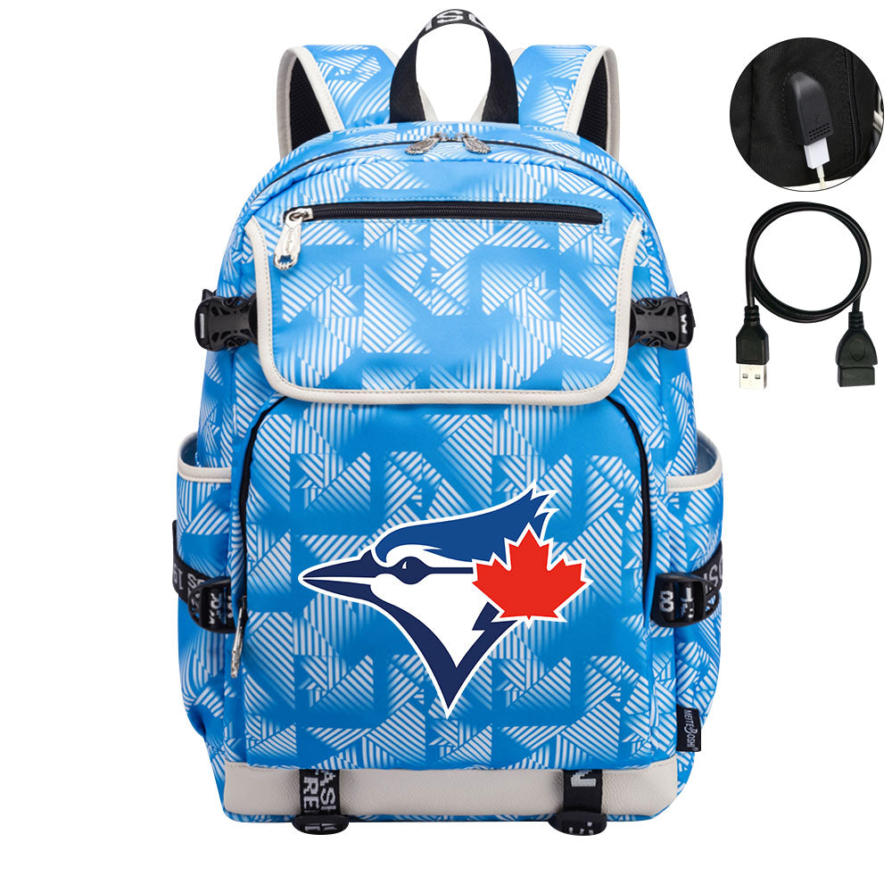 Toronto Blue Jays Backpack School Notebook Travel Bags