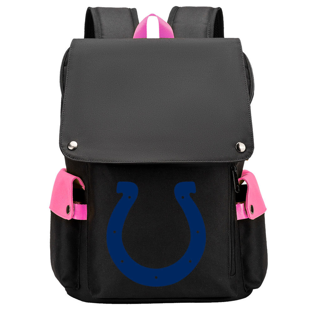 Indianapolis Colts Football Team Rugby Laptop Backpack Oxford School Bag