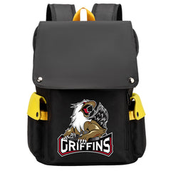 Grand Rapids Griffins  Hockey Team School Backpack Oxford Laptop Bag
