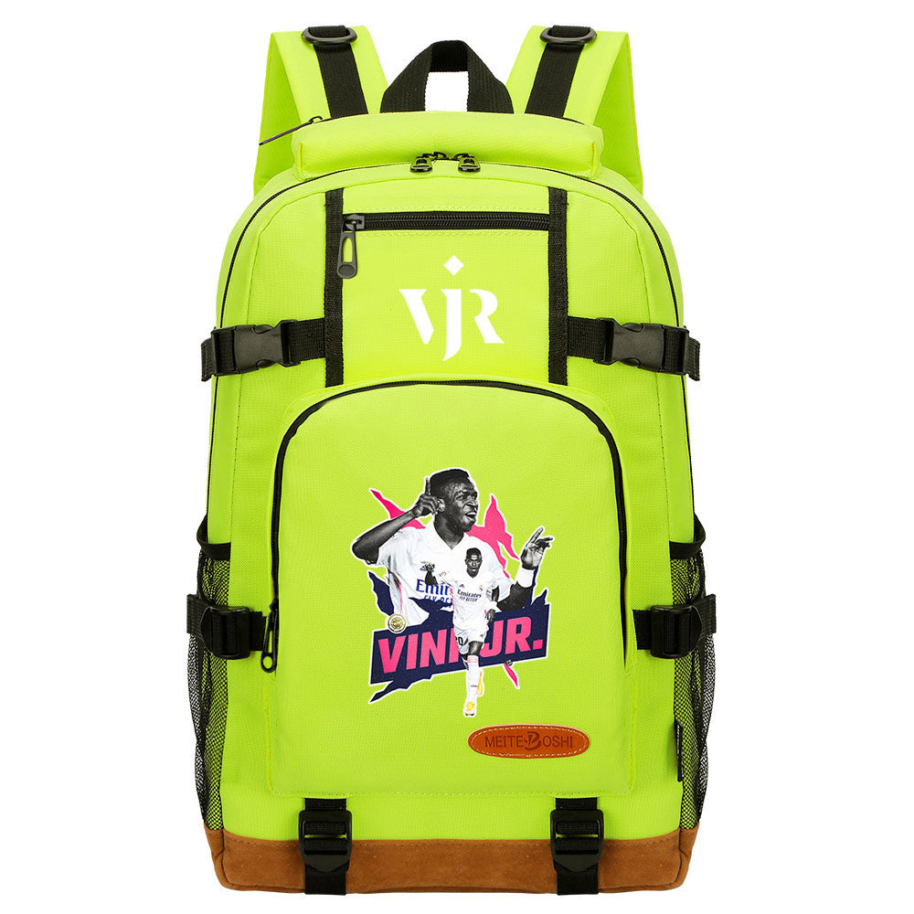 Vinicius Junior FC Waterproof Backpack School Notebook Travel Bag
