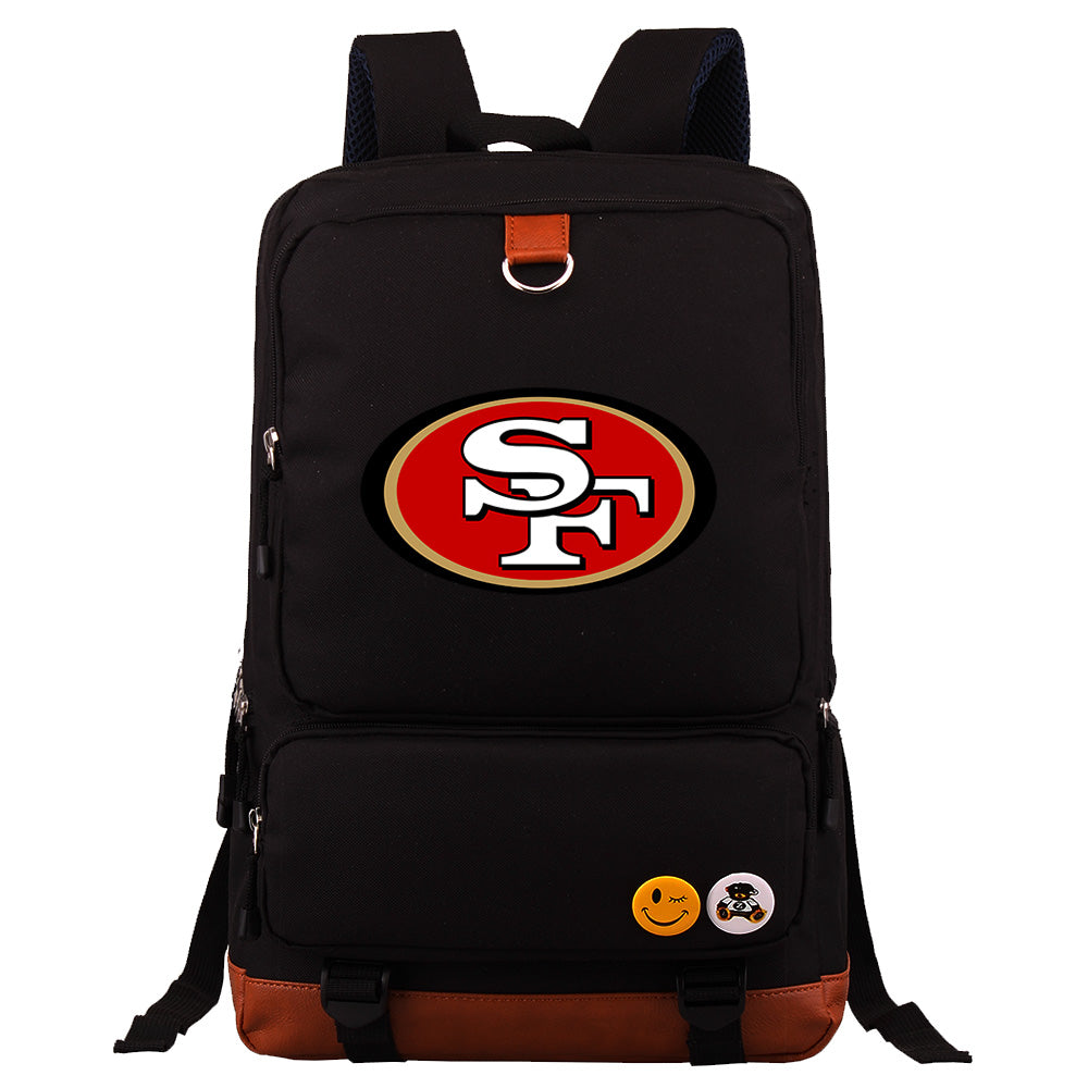 San Francisco 49ers Football Team Rugby Proof Backpack NoteBook Laptop School Bag