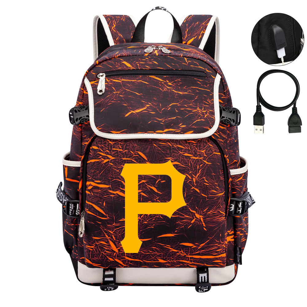 Pittsburgh Pirates Backpack School Notebook Travel Bags