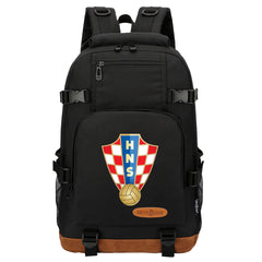 Croatia National Football Team Waterproof Backpack School Notebook Travel Bag