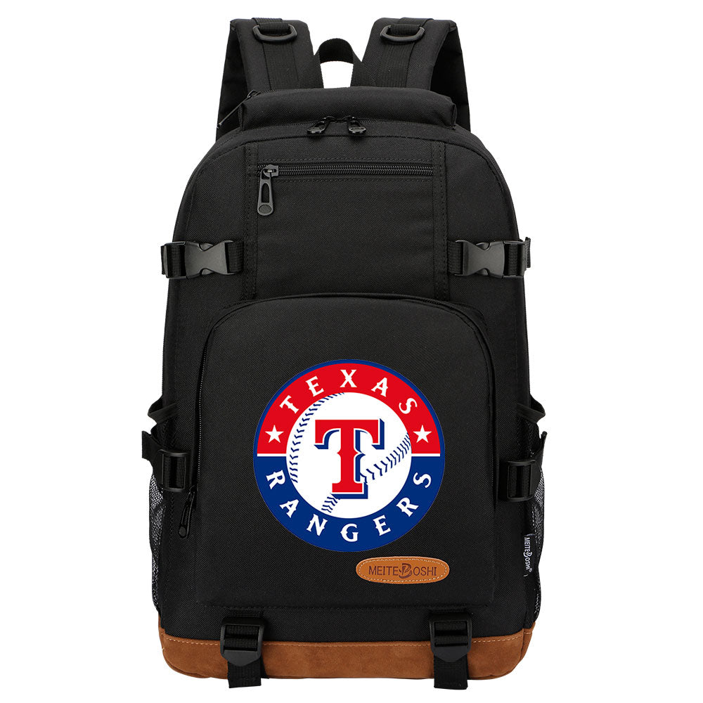 Texas Rangers Waterproof Backpack School Notebook Travel Bag