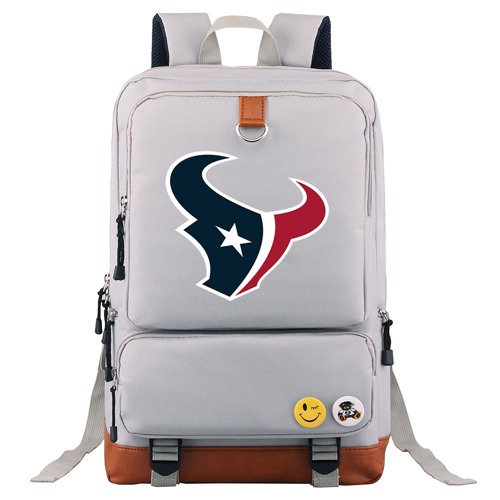 Houston Texans Football Team Rugby Proof Backpack NoteBook Laptop School Bag