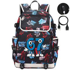Steal a Brainrot 67 Backpack School Notebook Travel Bags