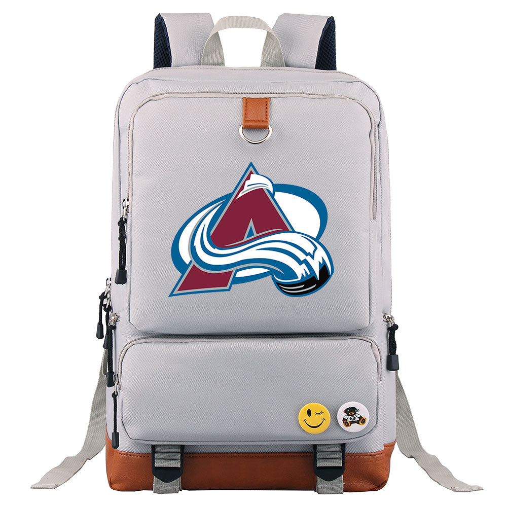 Colorado Avalanche Hockey Team Proof Backpack NoteBook Laptop School Bag