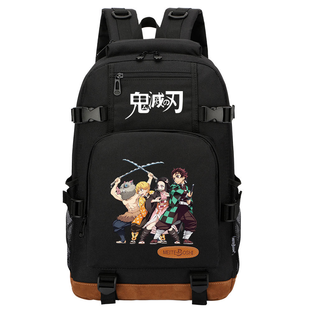 Demon Slayer Kimetsu No Yaiba Waterproof Backpack School Notebook Travel Bag