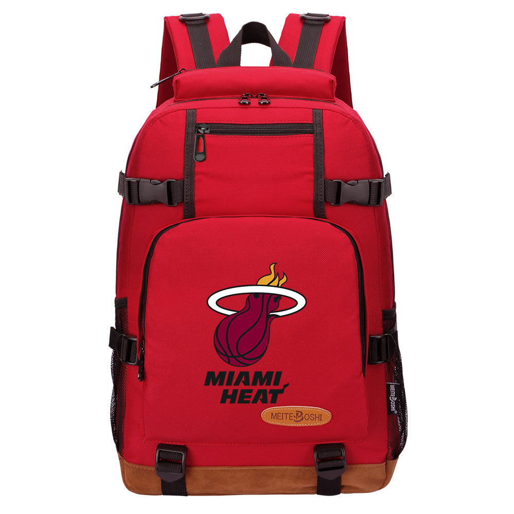 Miami Heat Waterproof Backpack School Notebook Travel Bag