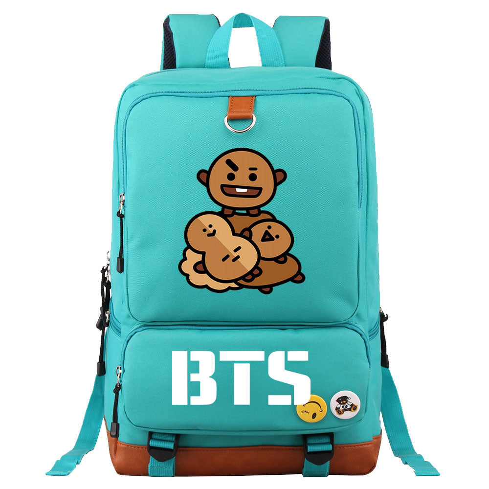 BTS Shooky Proof Backpack NoteBook Laptop School Bag