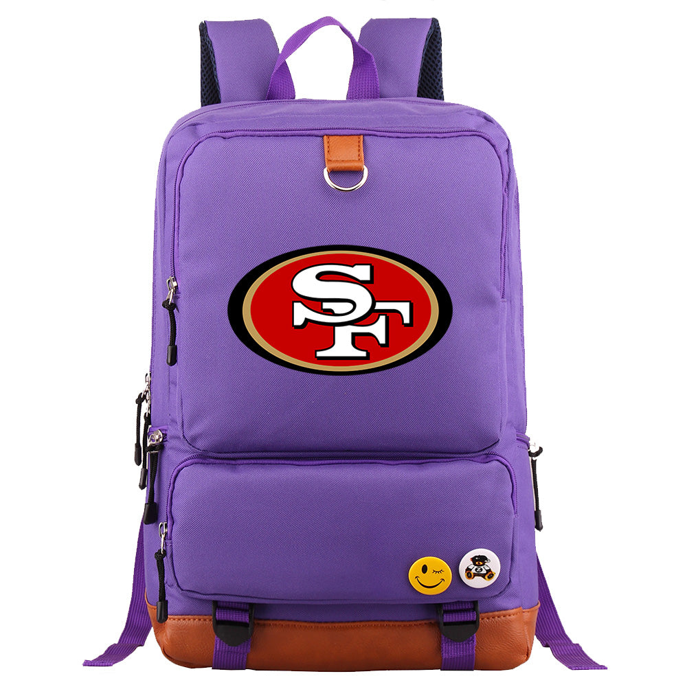 San Francisco 49ers Football Team Rugby Proof Backpack NoteBook Laptop School Bag