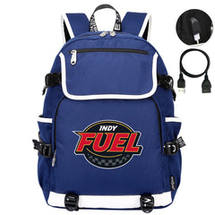 Indy Fuel Hockey League Backpack School Notebook Travel Bag