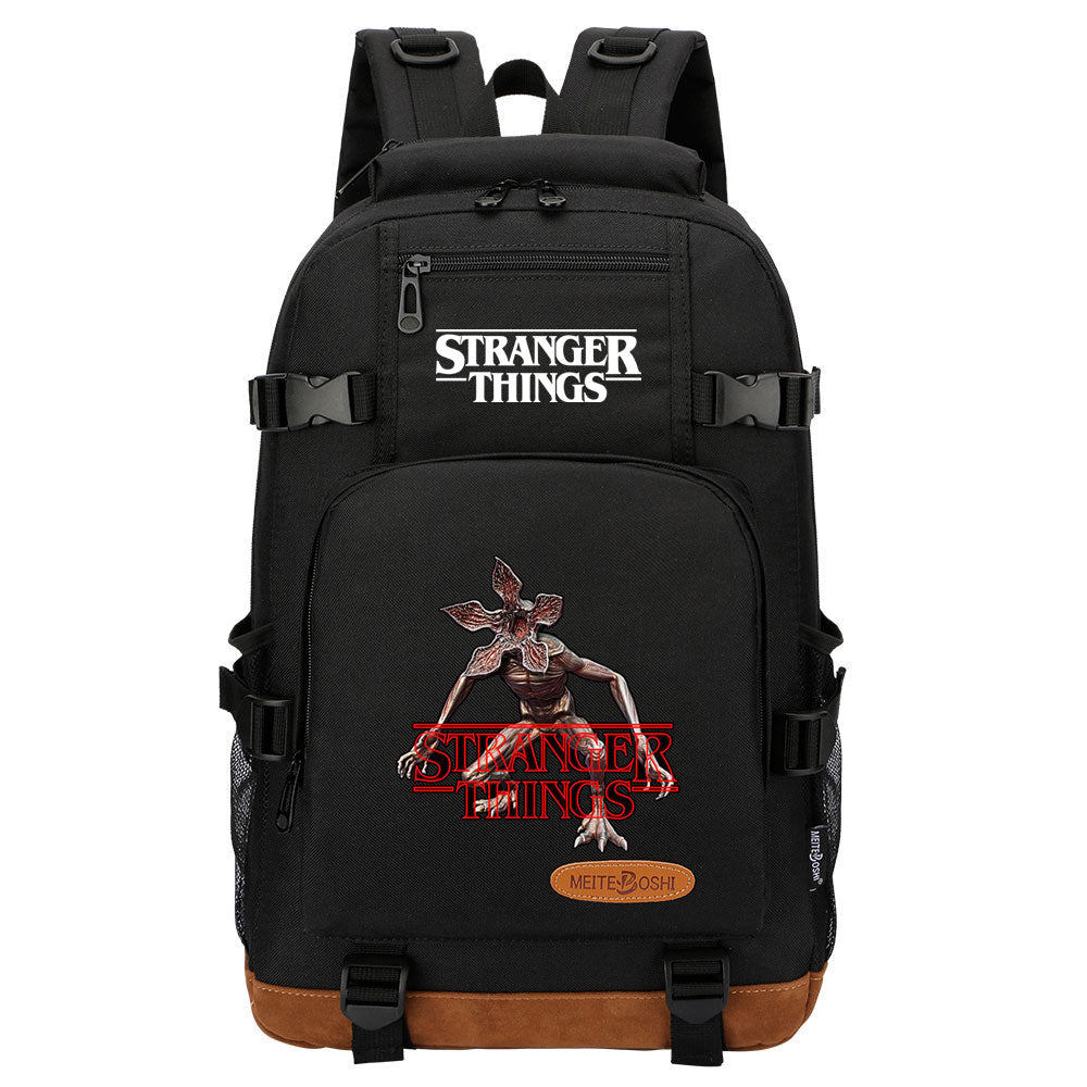Strangers Things The Demogorgon Waterproof Backpack School Notebook Travel Bag