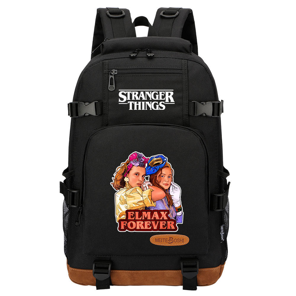 Strangers Things Max Mayfield Waterproof Backpack School Notebook Travel Bag